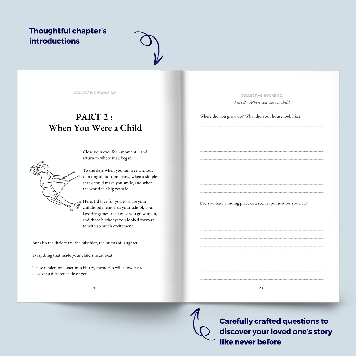 Journal : I want to know your story