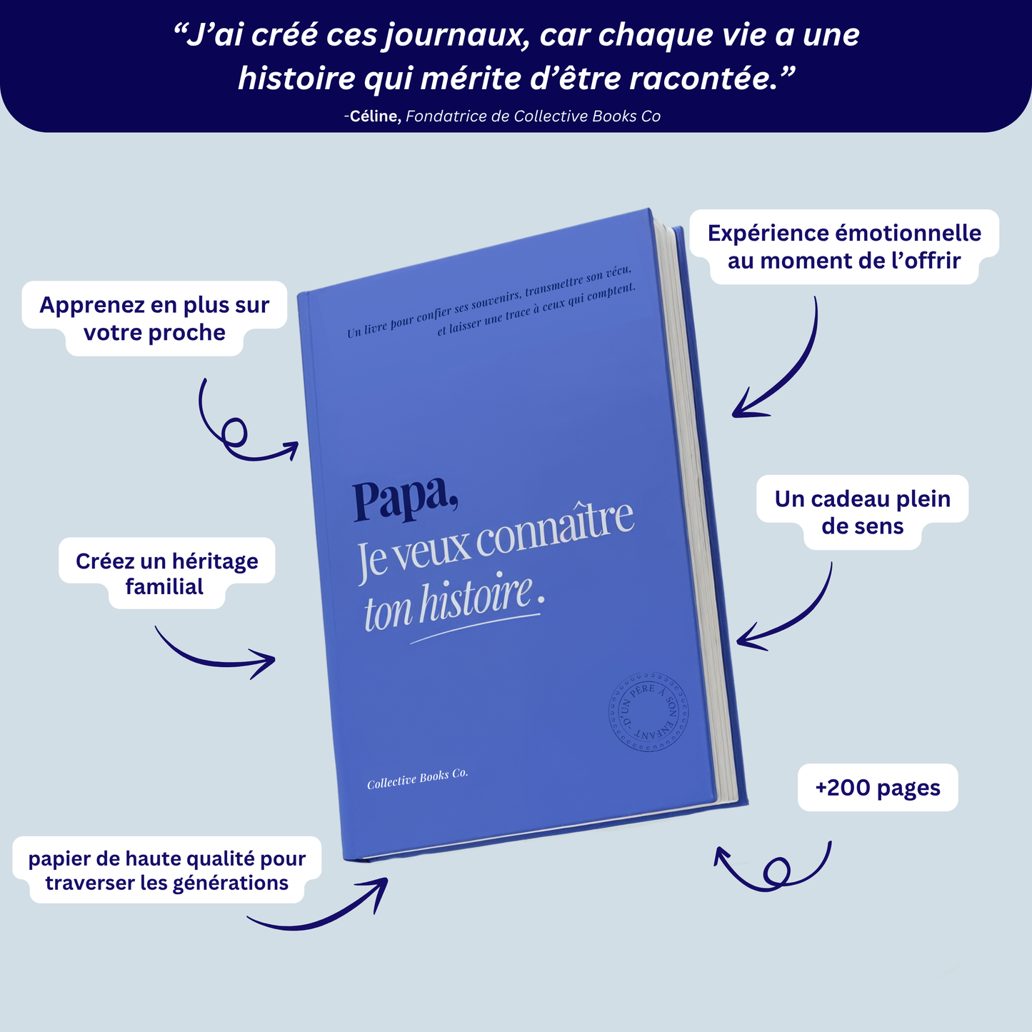 Papa : Je veux connaître ton histoire.