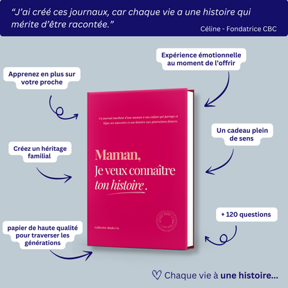 Coffret 5 journaux : Je veux connaître ton histoire