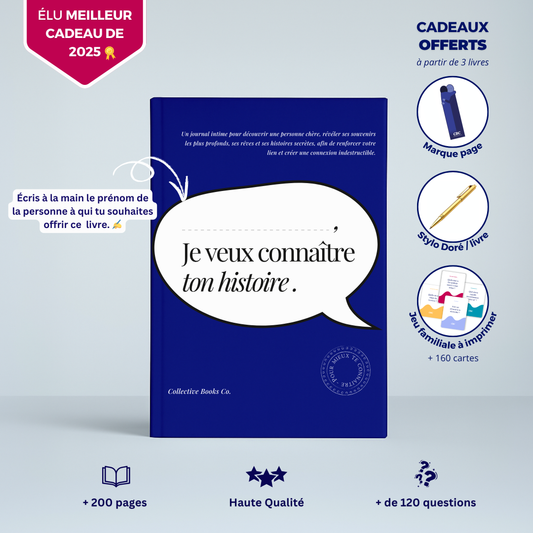 Journal Personnalisable : Je veux connaître ton histoire