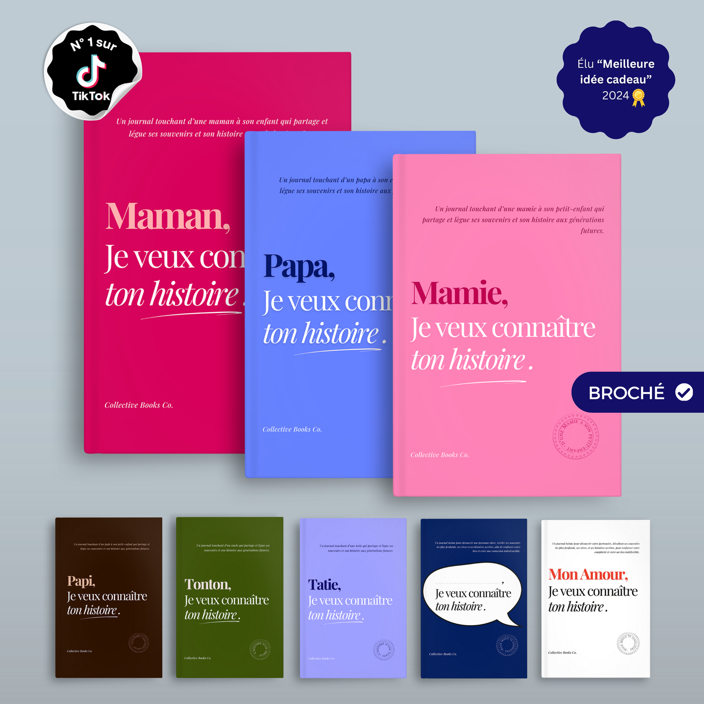 Journal Personnalisable : Je veux connaître ton histoire.